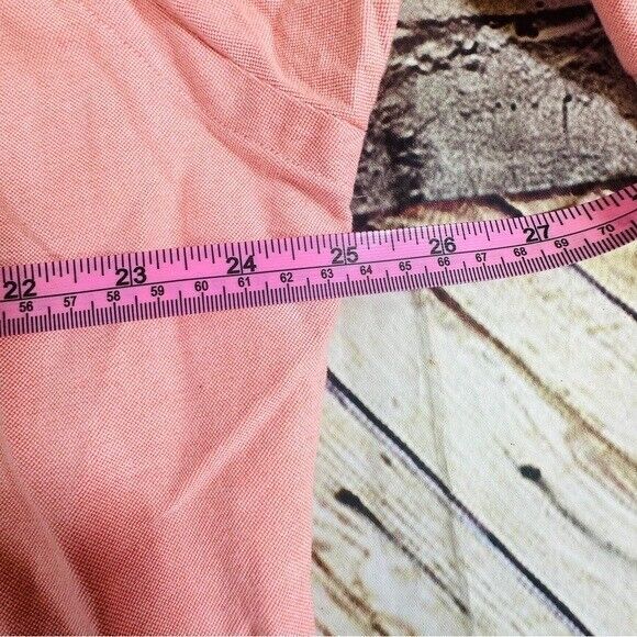 Ralph Lauren Shirt Men’s Sz.Large Orange Classic Fit Button Down Casual - Picture 5 of 7